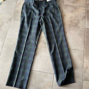 Green plaid classic fit new size 32x32